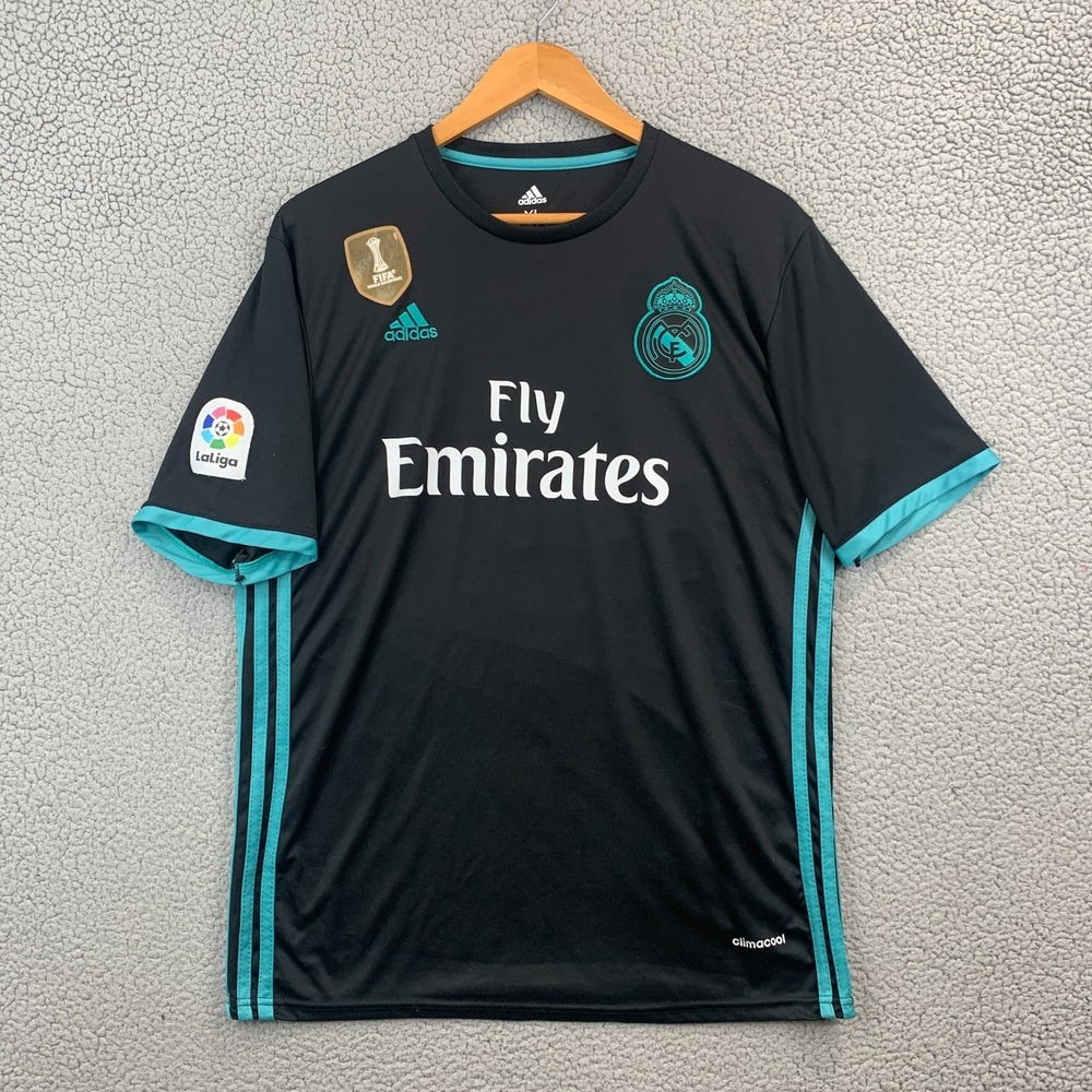 Real Madrid #7 Ronaldo 2016 Fifa World Champions Adidas Jersey Men's XL